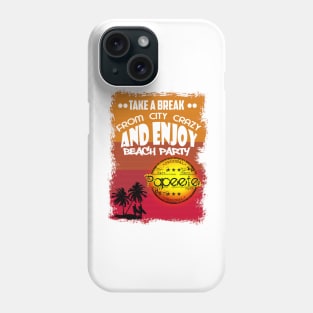 Tahiti Summer Beach Day Phone Case