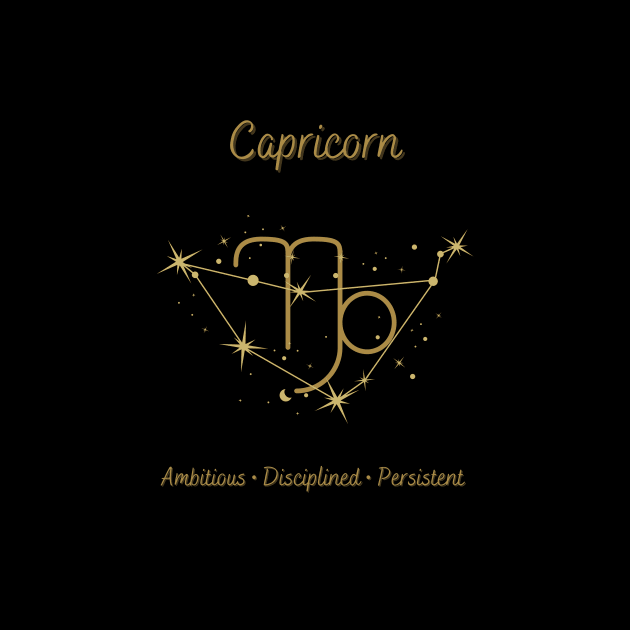 Astrology Collection - Capricorn (Symbol & Constellation) by Tanglewood Creations