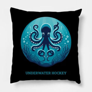 Underwater Hockey Octopush Pillow
