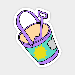 Sand Pail Beach Bucket Magnet