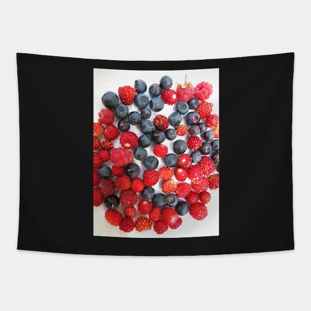 Summer Berries Tapestry by ephotocard