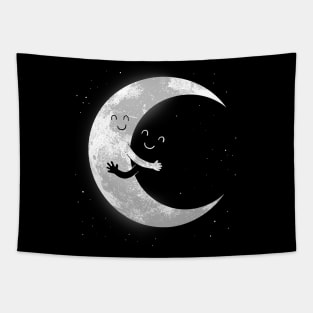 Moon Hug Tapestry