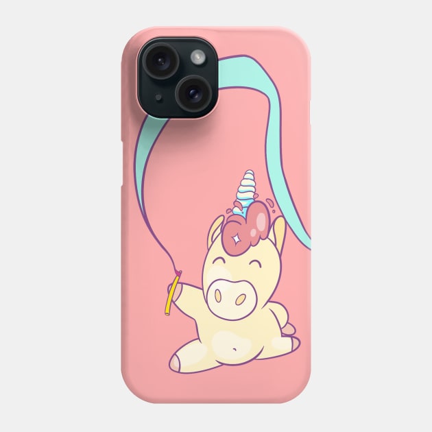 Chubby Unicorn - Dance Phone Case by Hounds_of_Tindalos