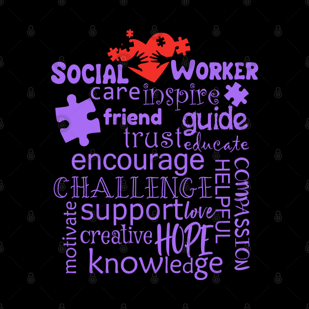 Womens Social Worker Gift Print Graduation Social Work Product by Linco