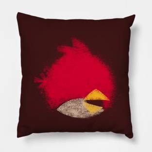 splatter bird Pillow