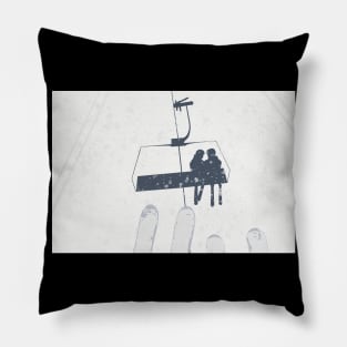 Skier Gift Idea Pillow