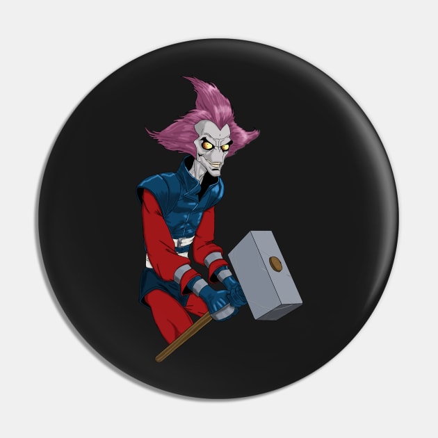 Slapstick Pin by DesignsBySaxton