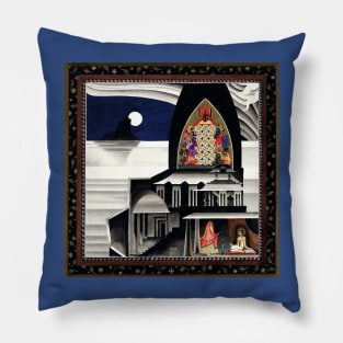 The Tale of the Eldest of Three Ladies From Baghdad - Kay Nielsen Pillow