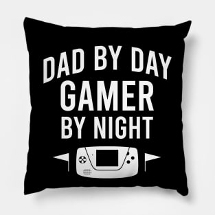 Dad by day gamer by night Pillow