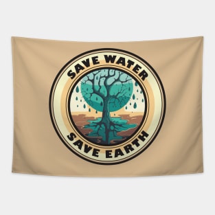 Save Water Tapestry