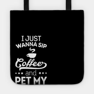 Coffee And Cat: Sip And Pet A Cat Tote