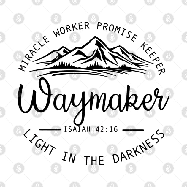 Waymaker Miracle Worker Promise by eraillustrationart