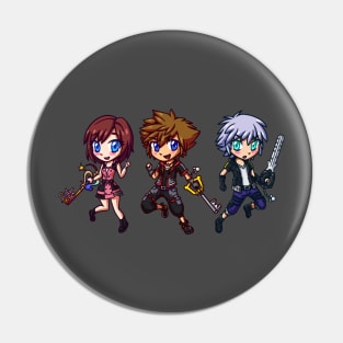 The Paopu Trio KHIII Chibis Pin