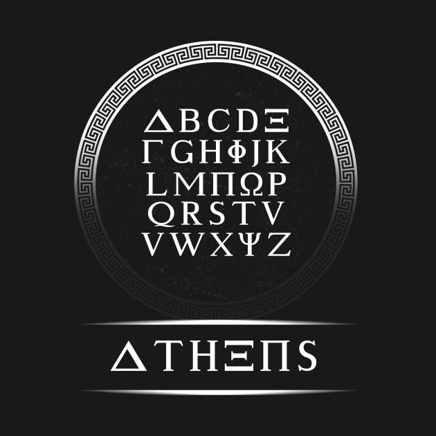 'Greek Alphabet Athens' Awesome Athens Greek Mythology by ourwackyhome