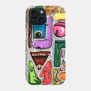 Wacky Doodles Dudes Phone Case