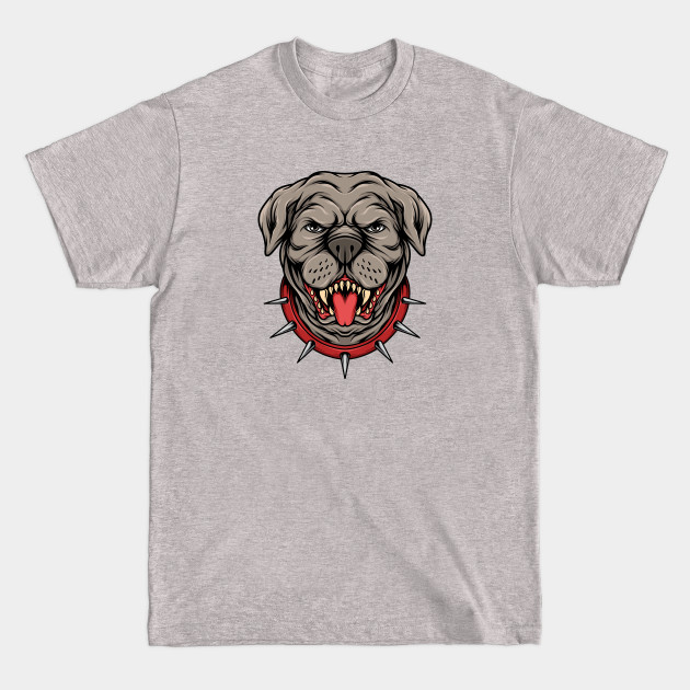 Disover Mean Pitbull Head - Pitbull Lover - T-Shirt