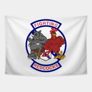 F/A 18 - Rhino - VFA22 Fighting Redcocks Tapestry