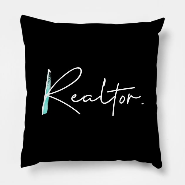 Real Estate professional Pillow by The Favorita