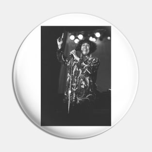 Roberta Flack BW Photograph Pin