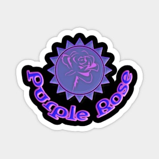 Purple Rose Magnet