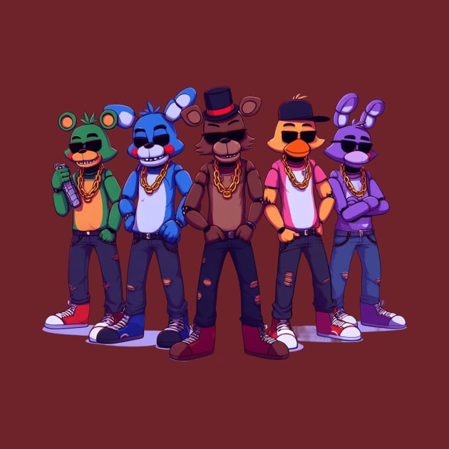 gansta five nights at freddys by GAMINGQUOTES