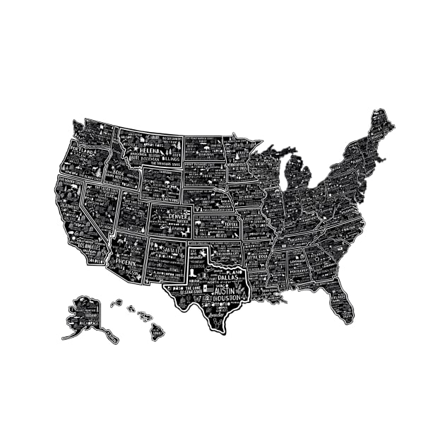 United States Map by fiberandgloss