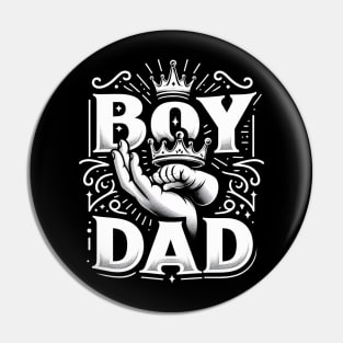 Boy Dad Pin