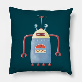 Retro Robot Pillow