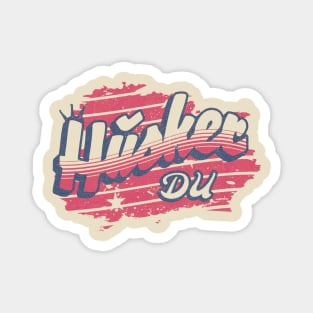 Husker Pop Vintage Magnet