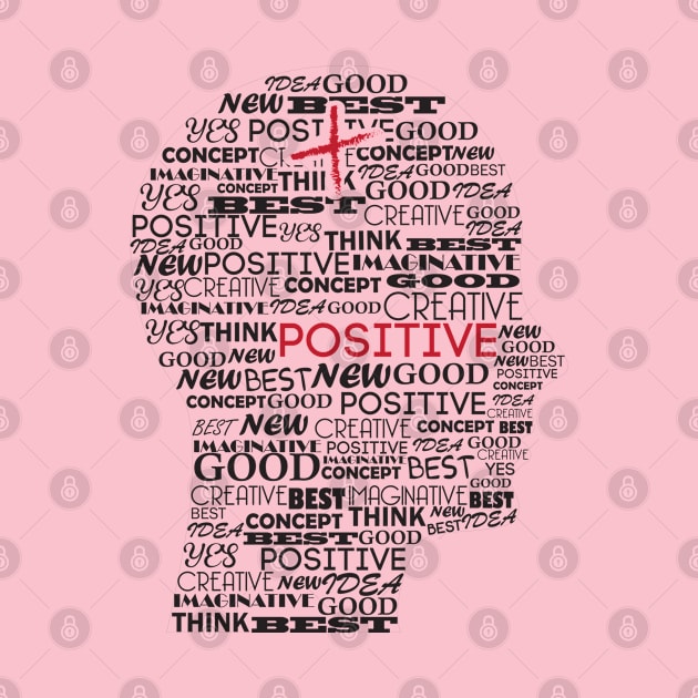 Positive mind concept by Mako Design 