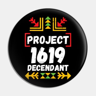 Official 1619 Project Black History Month Pin