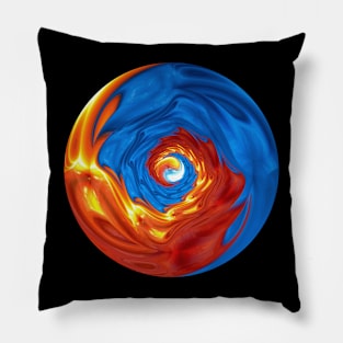 Vortex of Fire and Water Pillow