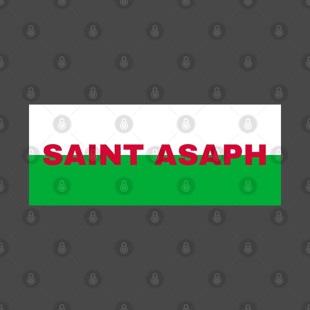 Saint Asaph City in Wales Flag by aybe7elf