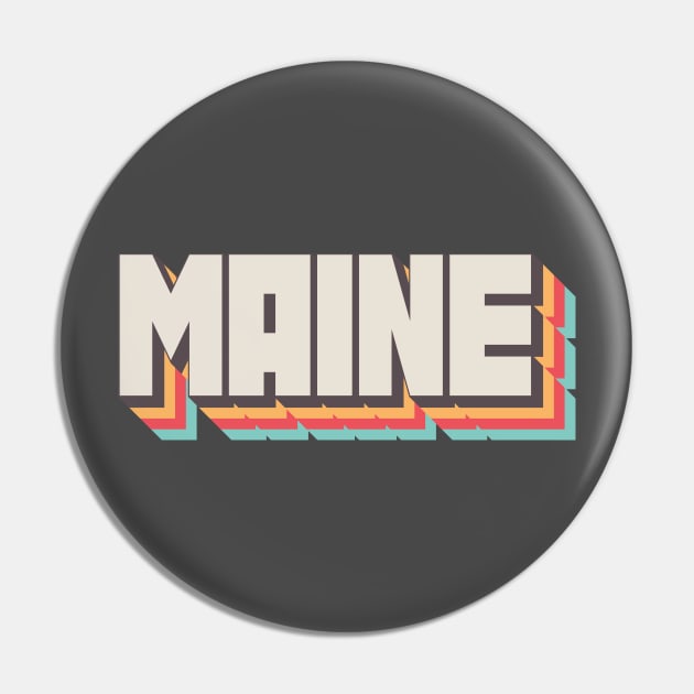 Maine Pin by n23tees