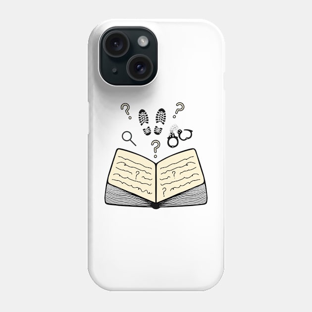 Reading Books Lover Mystery Books Phone Case by SartorisArt1