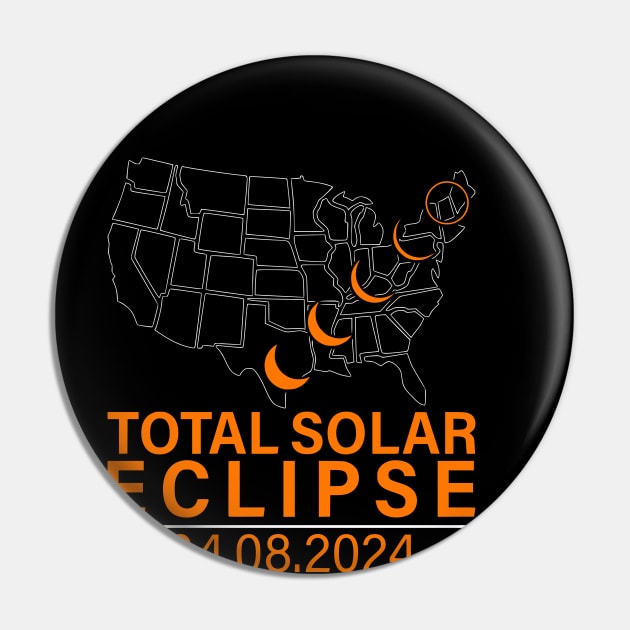 Solar Eclipse 2024 Pin by VisionDesigner