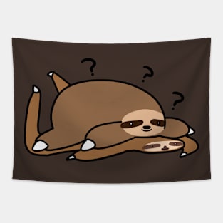 Fat Sloth Meets Flat Sloth Tapestry