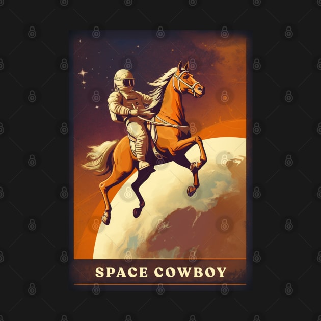 Space Cowboy by Retro Travel Design