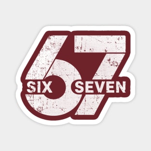 67 Six Seven Meme Magnet