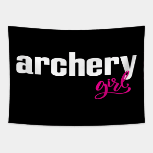 Archery Girl Archering Archer Tapestry