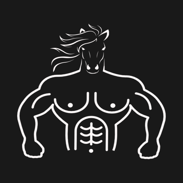 bodybuilding horse design by power horse