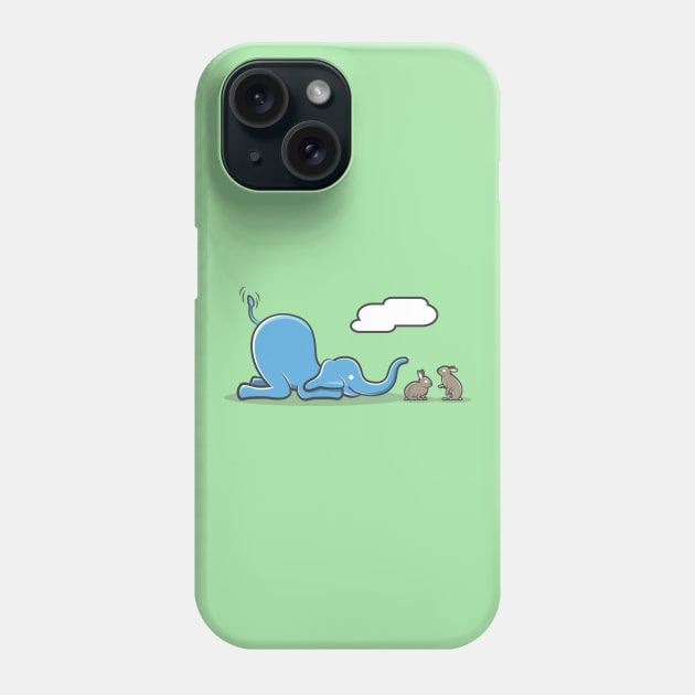 Elephant of Surprise Phone Case by slugbunny