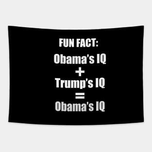 Obama and Trump's IQ - Anti Trump Tapestry