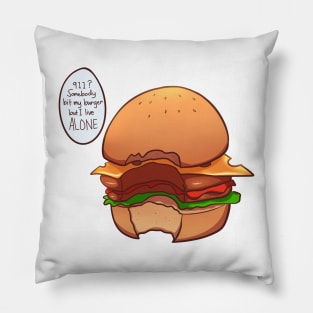 Burger Halloween Cute Food Pillow