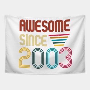 Awesome since 2003 -Retro Age shirt Tapestry