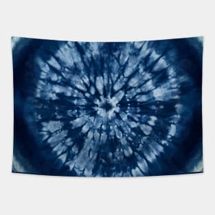 Indigo Tie Dye Tapestry