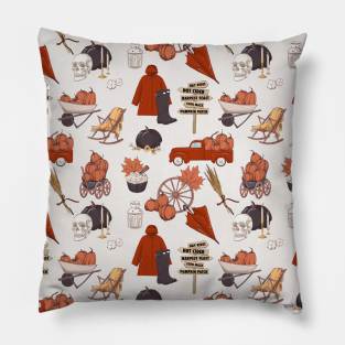 Autumn fall pat Pillow