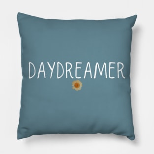 Fantasy daydreamer- daisy flower Pillow