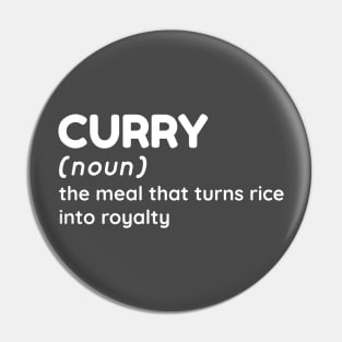 Curry - Funny Definition #2 Pin
