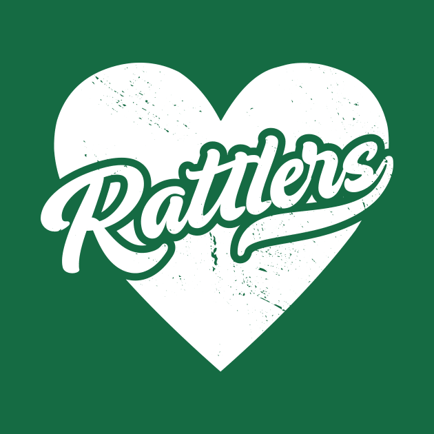 Vintage Rattlers School Spirit // High School Football Mascot // Go Rattlers by SLAG_Creative